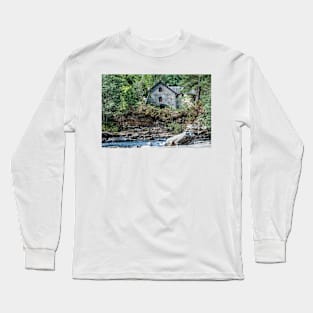 Falls of Dochart, Killin, Scotland Long Sleeve T-Shirt